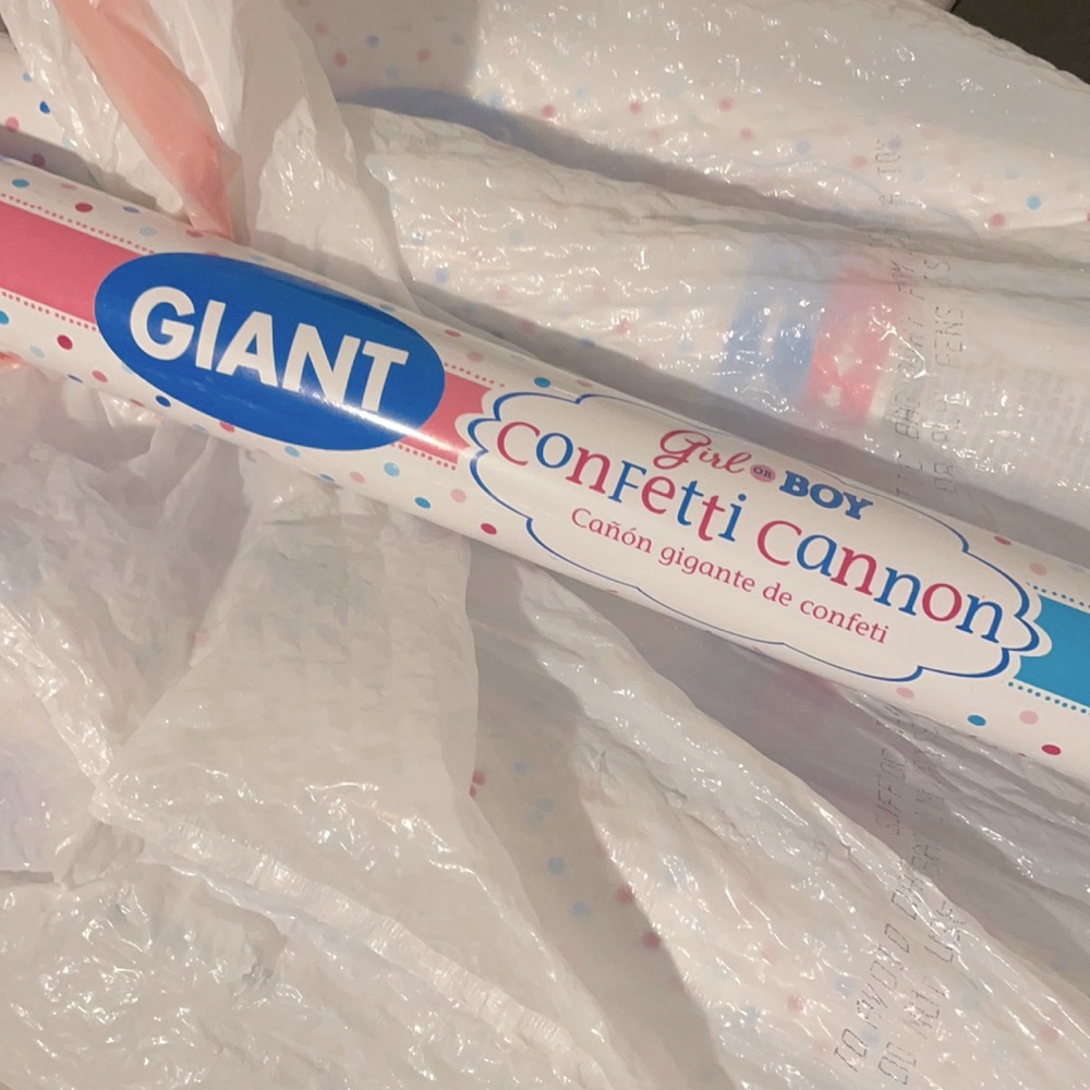 Boy Gender Reveal Confetti Cannons ALL 9 For $20